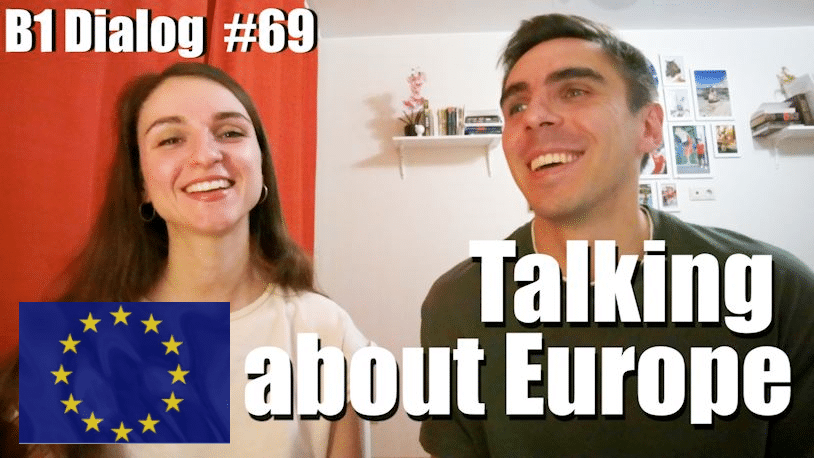 диалог о европе на английском