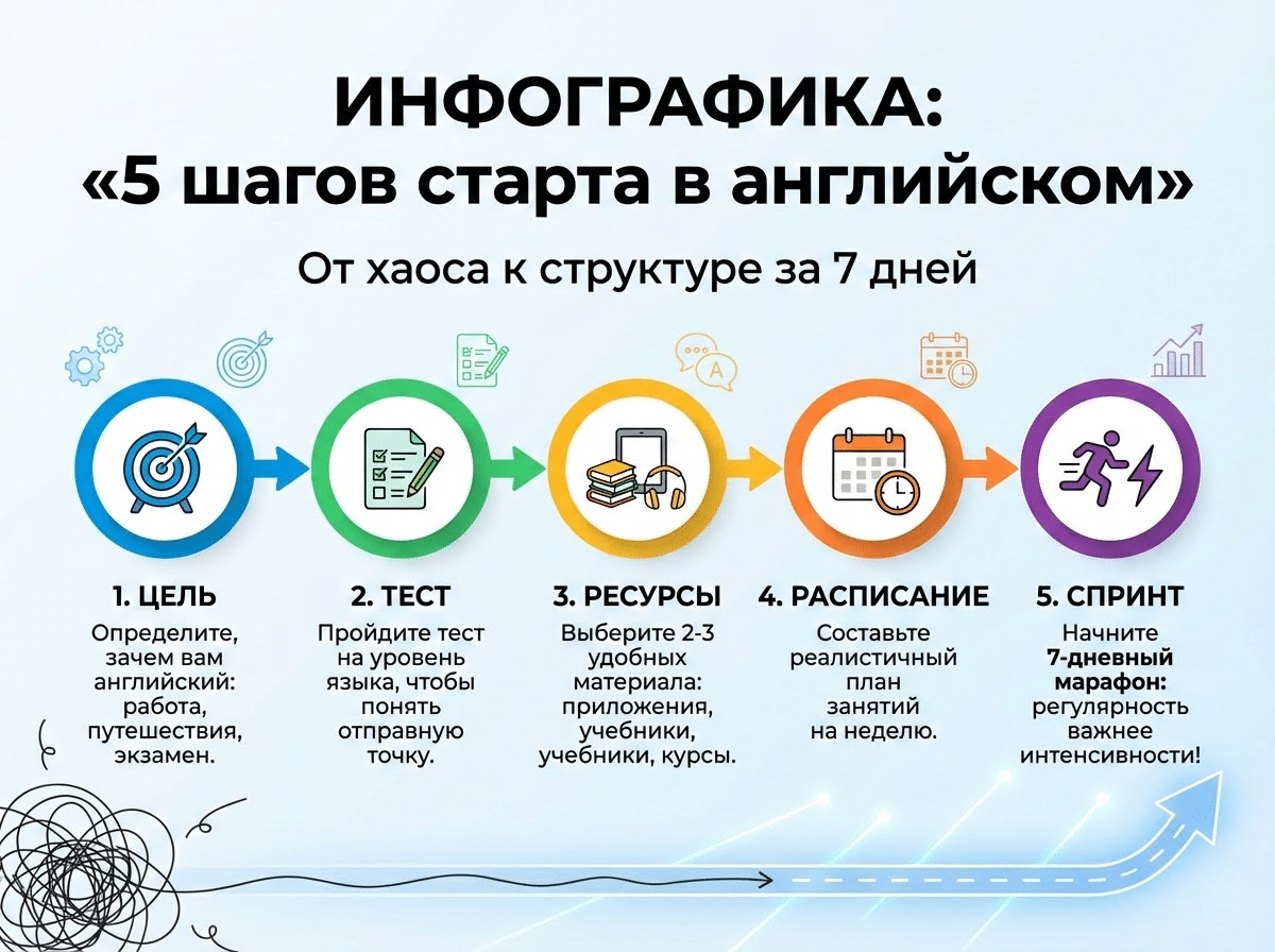 Английский с нуля 30 минут в день до уровня A1 быстро